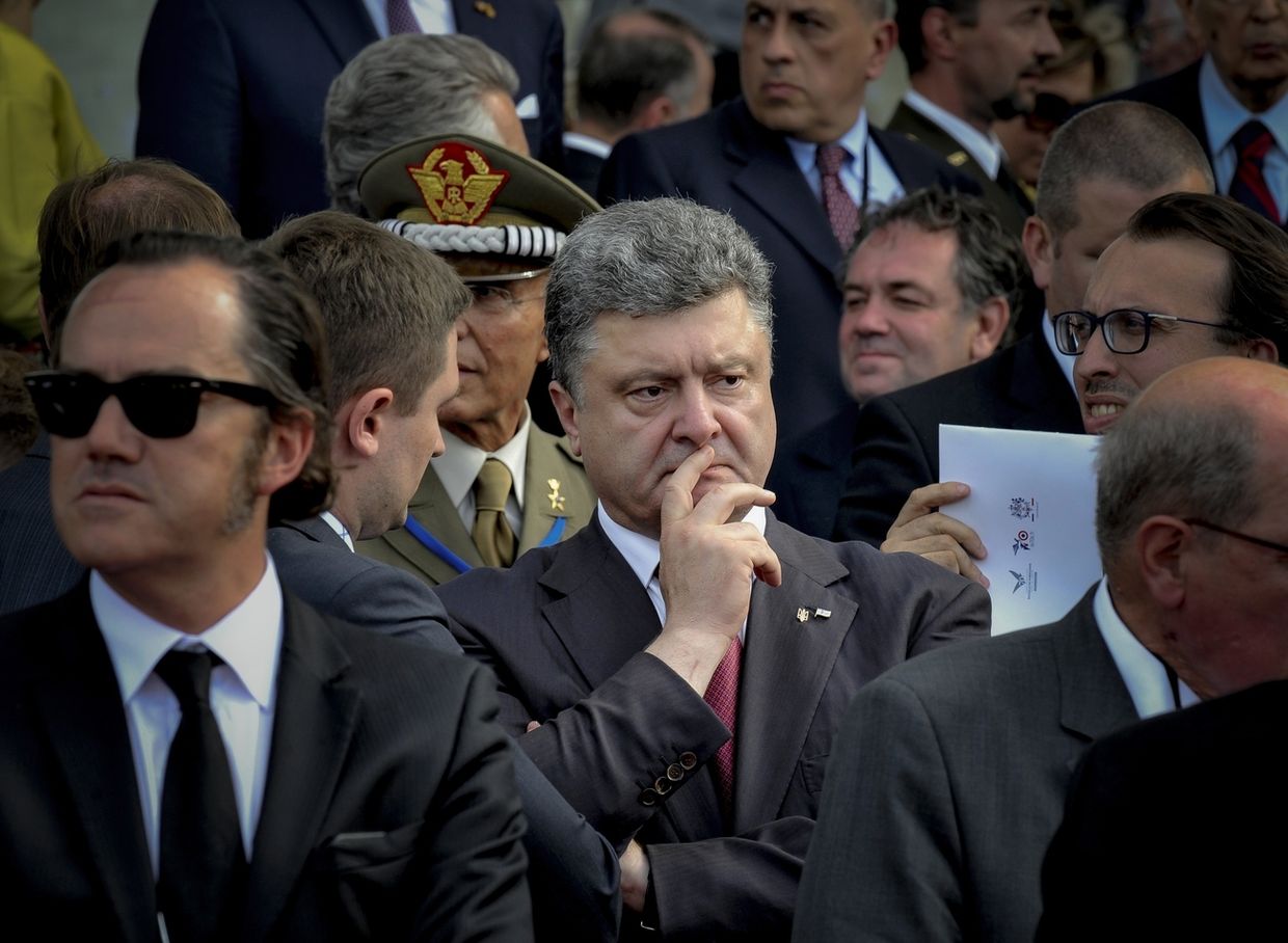 Петр Порошенко на праздновании годовщины высадки в Нормандии