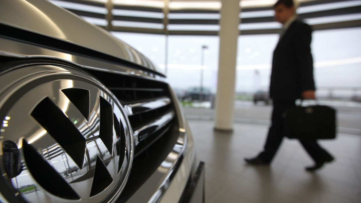 Работа завода Volkswagen в Калуге