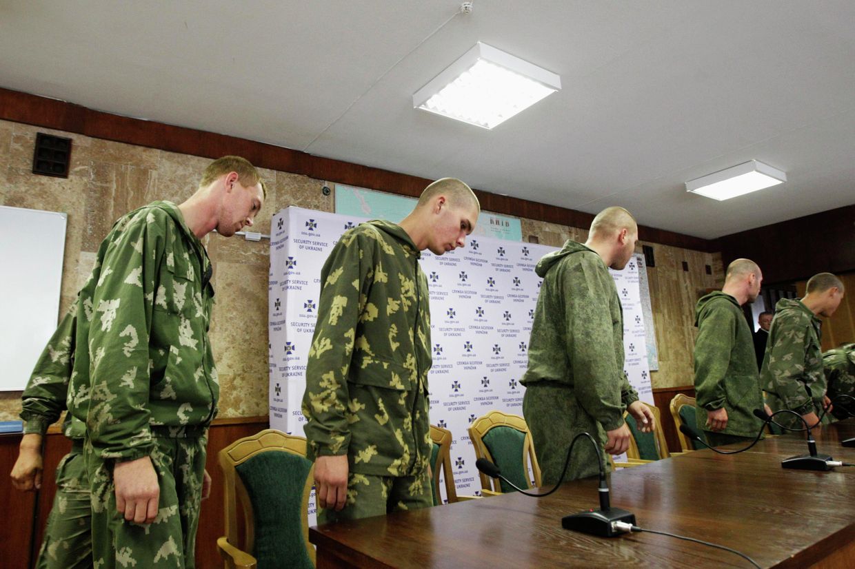 Российские десантники, задержанные на Украине за незаконное пересечение границы 