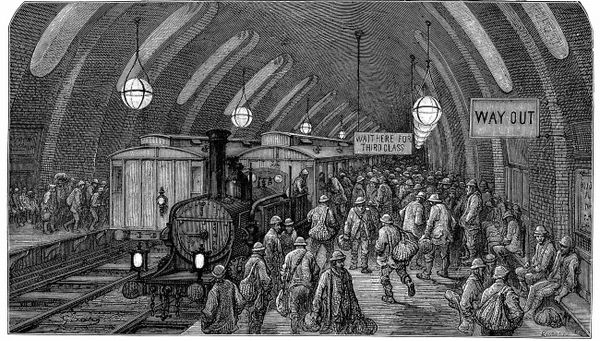 Метро в Лондоне, 1872 год