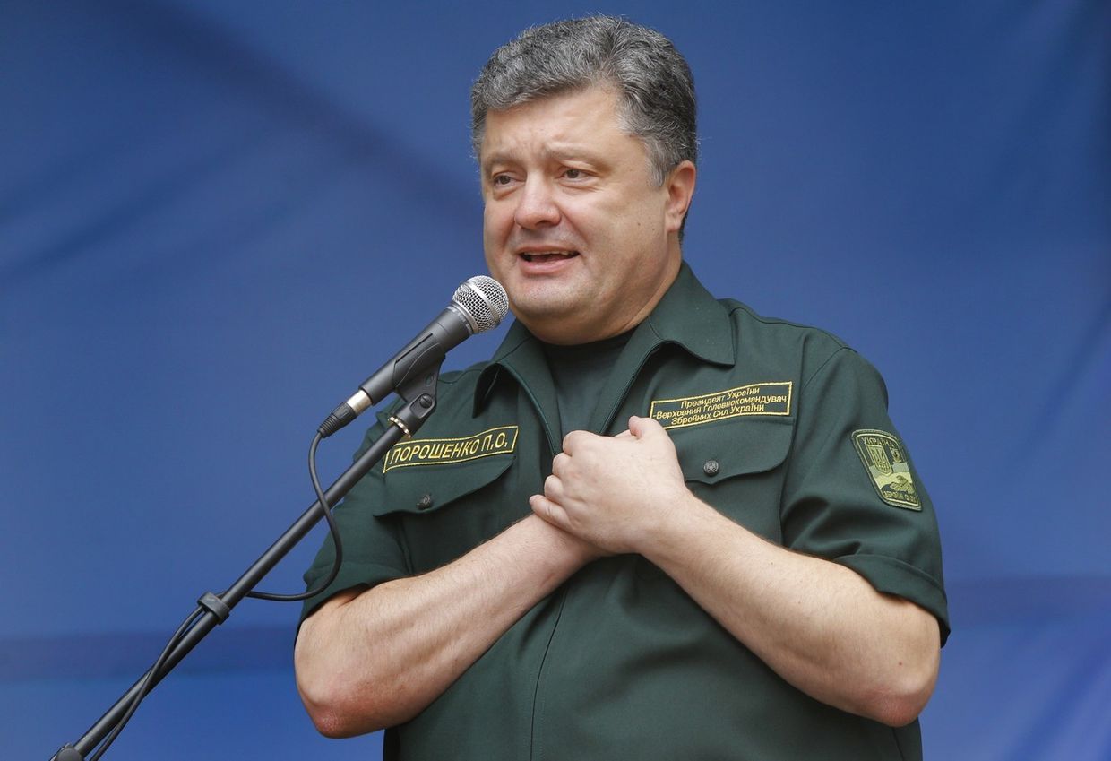 Петр Порошенко в Мариуполе