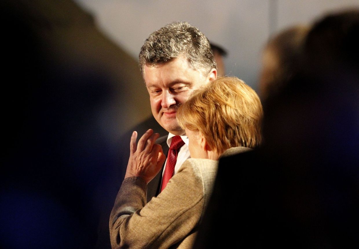 Ангела Меркель и Петр Порошенко