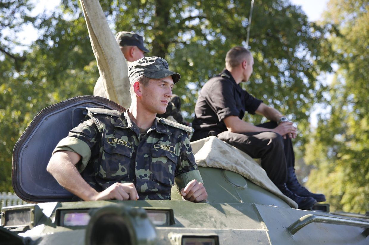 Учения «Быстрый трезубец» (Rapid Trident) в городе Яровир Львовской области
