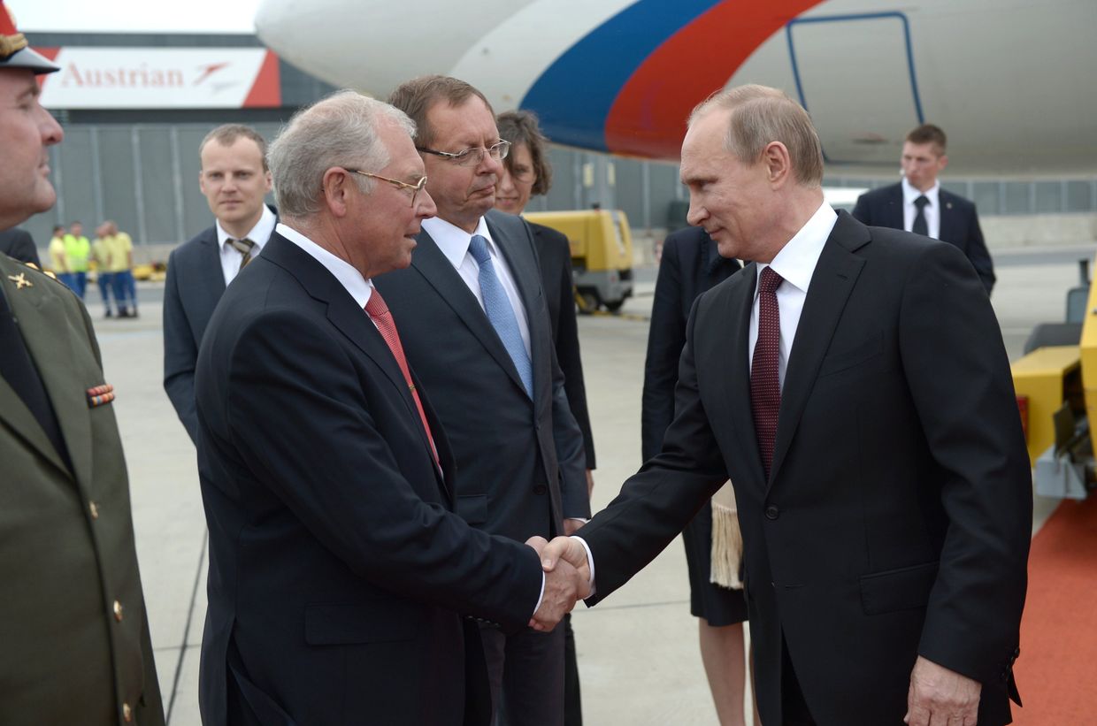 Официальный визит В.Путина в Австрию