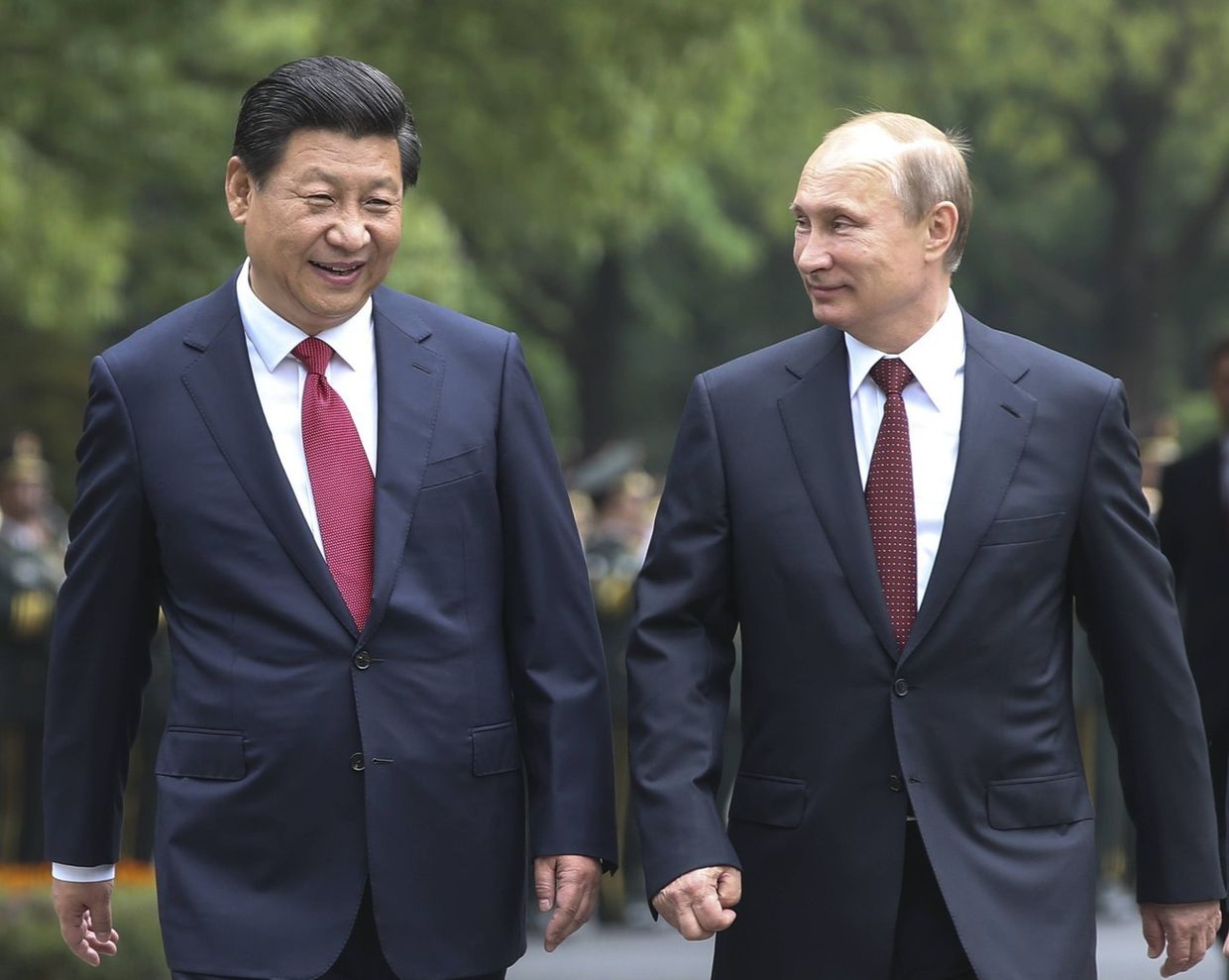 Владимир Путин и председатель КНР Си Цзиньпин