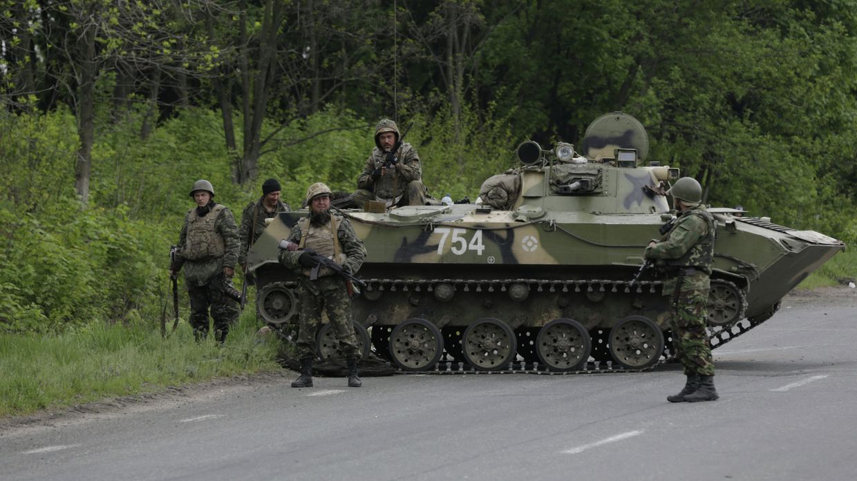Украинские военные начали штурм города Славянска