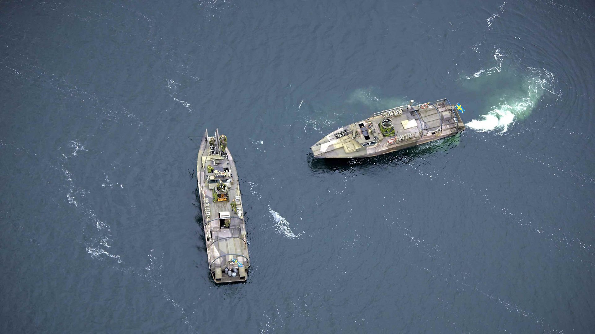 Малые ракетные корабли ВМФ Швеции ведут поиски подводной лодки в районе Стокгольмского архипелага - ИноСМИ, 1920, 24.12.2025