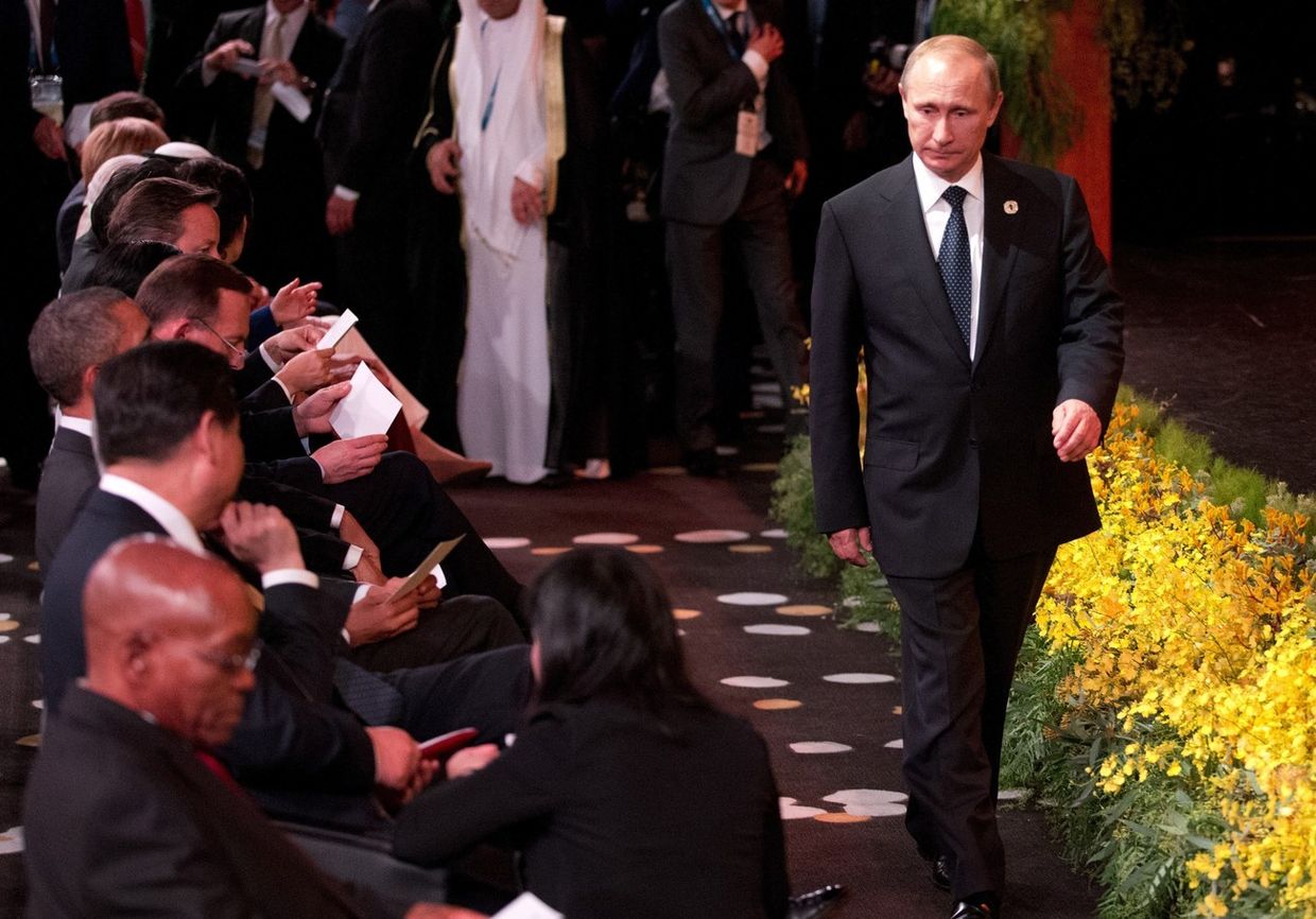 Владимир Путин на саммите G20