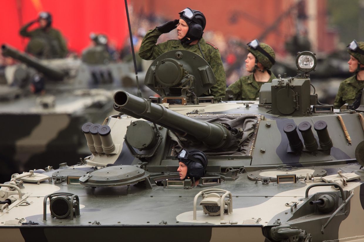 Генеральная репетиция парада Победы