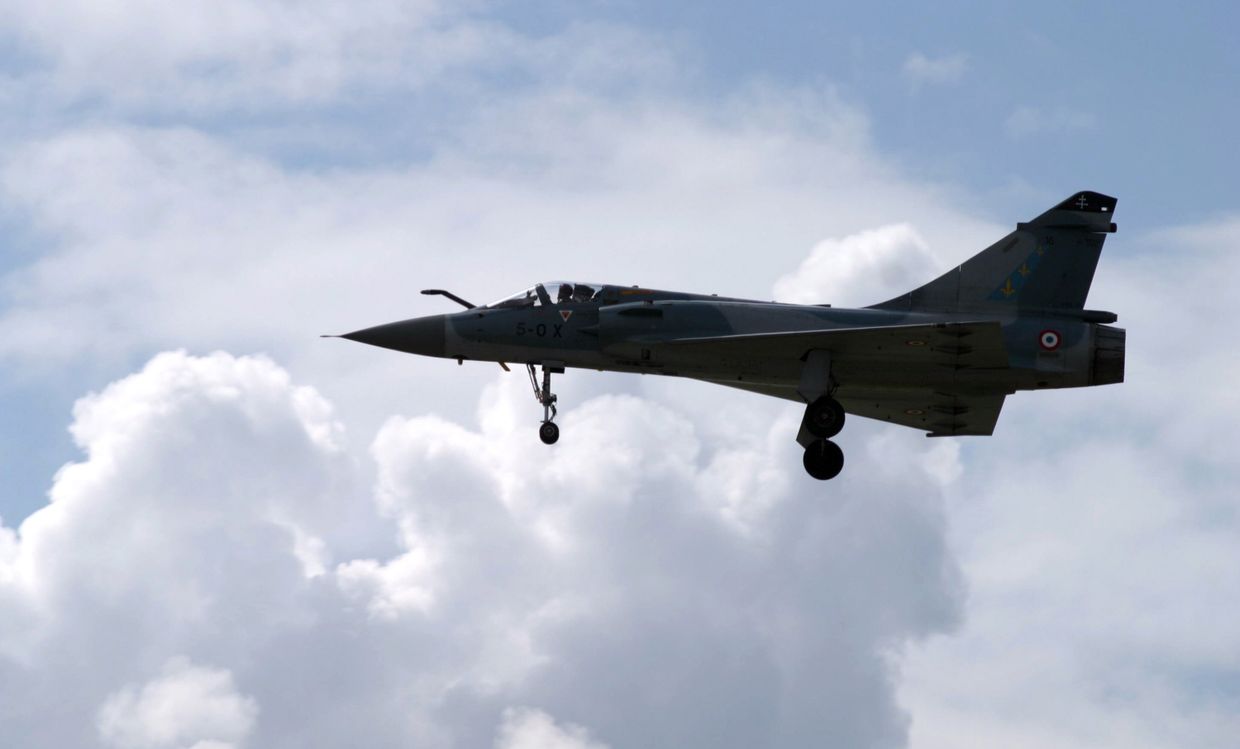 Французский истребитель Мираж-200 на МАКС-2005