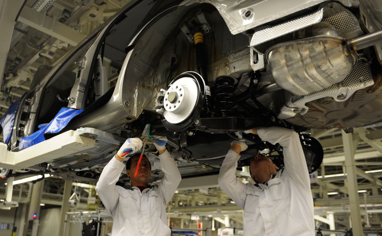 Запуск производства полного цикла на заводе Volkswagen Group Rus в Калуге