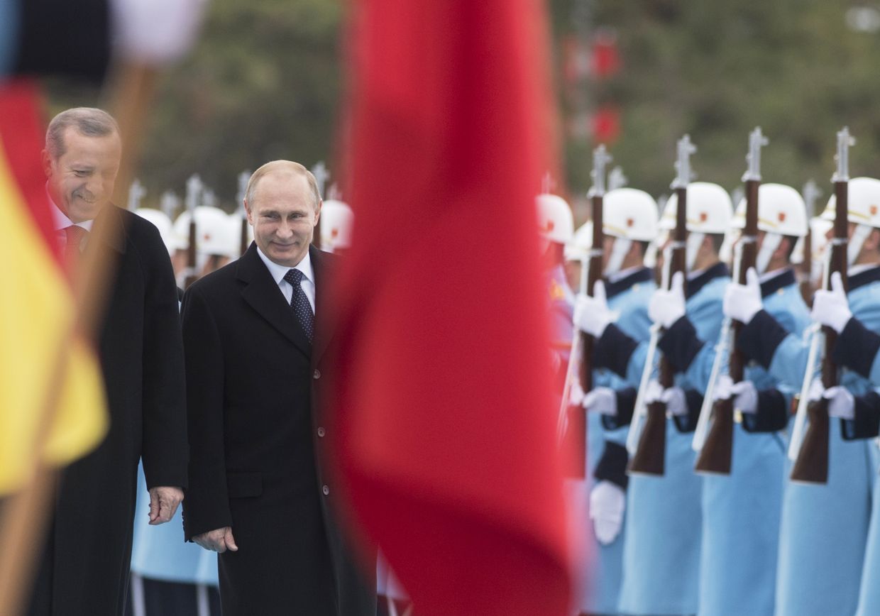 Рабочий визит Владимира Путина вТурцию