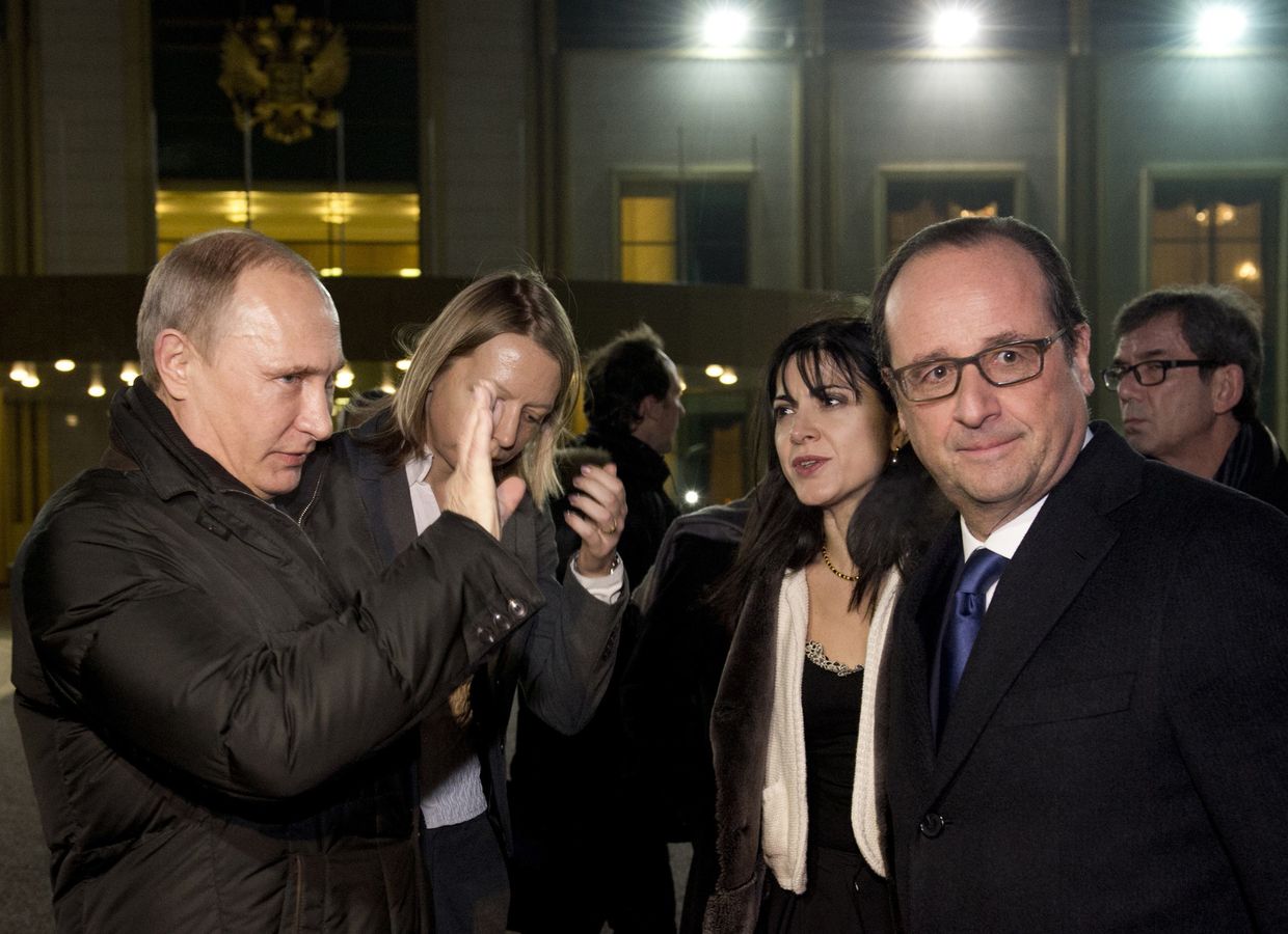 Владимир Путин и Франсуа Олланд