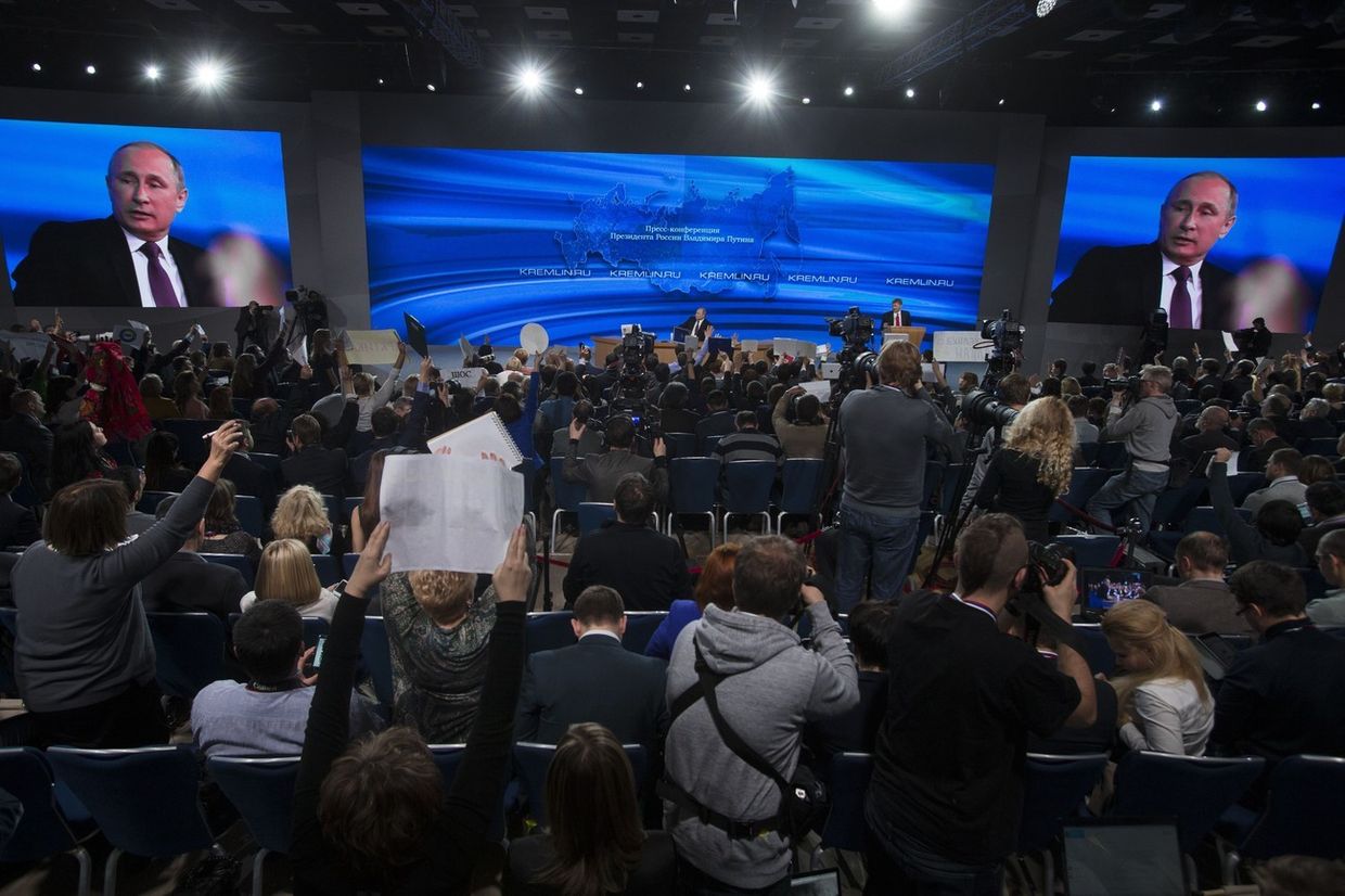 Ежегодная большая пресс-конференция Владимира Путина