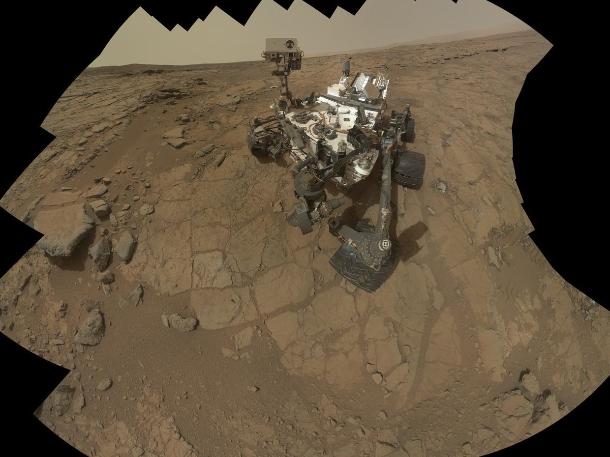 Автопортрет марсохода Curiosity