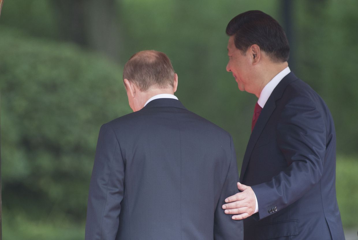 Владимир Путин и председатель КНР Си Цзиньпин