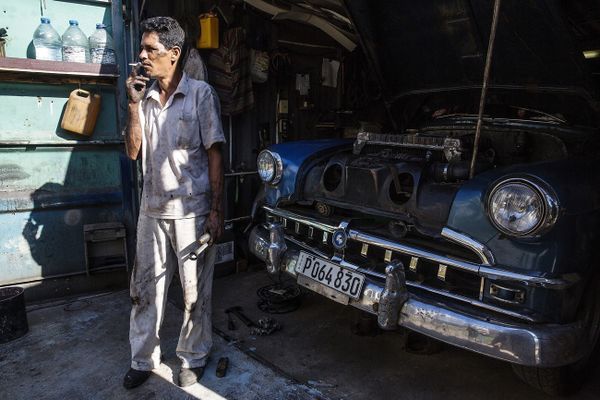 Автомастерская в Гаване