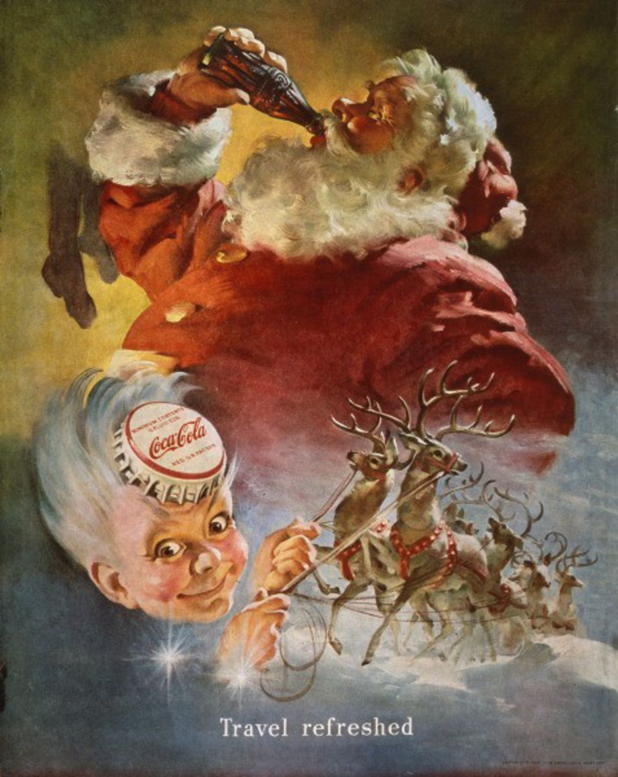 Реклама «Кока-Колы» 1949 года