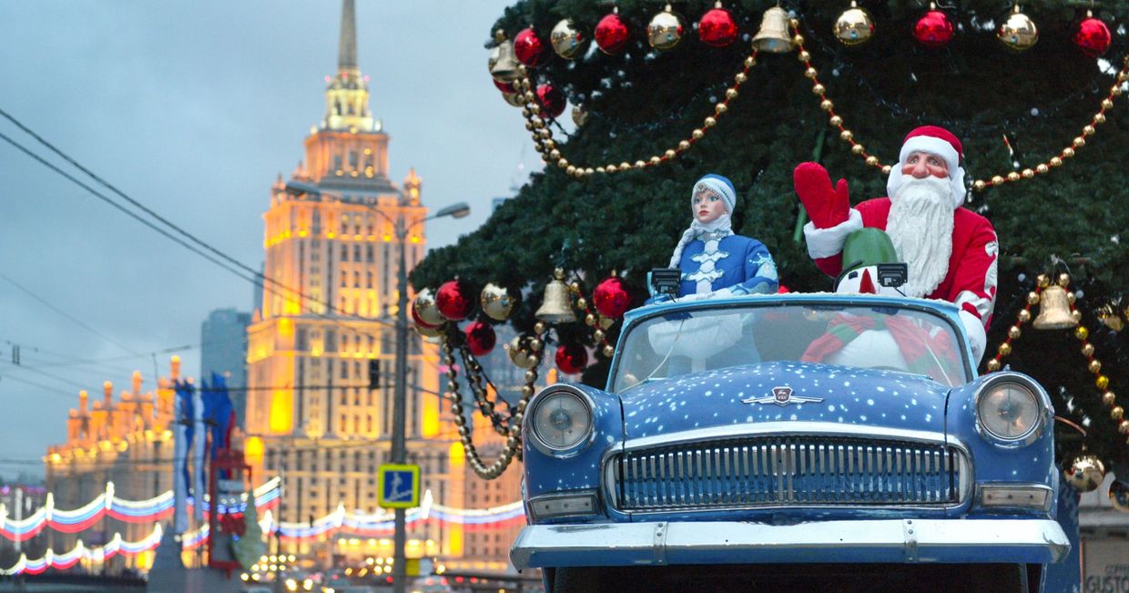 Новогодние инсталяции в Москве