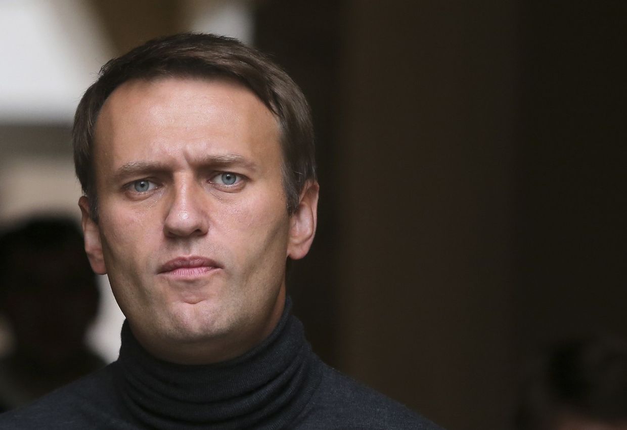 Оппозиционер Алексей Навальный