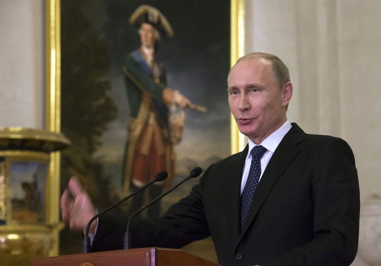 Владимир Путин на праздновании 250-летия Эрмитажа