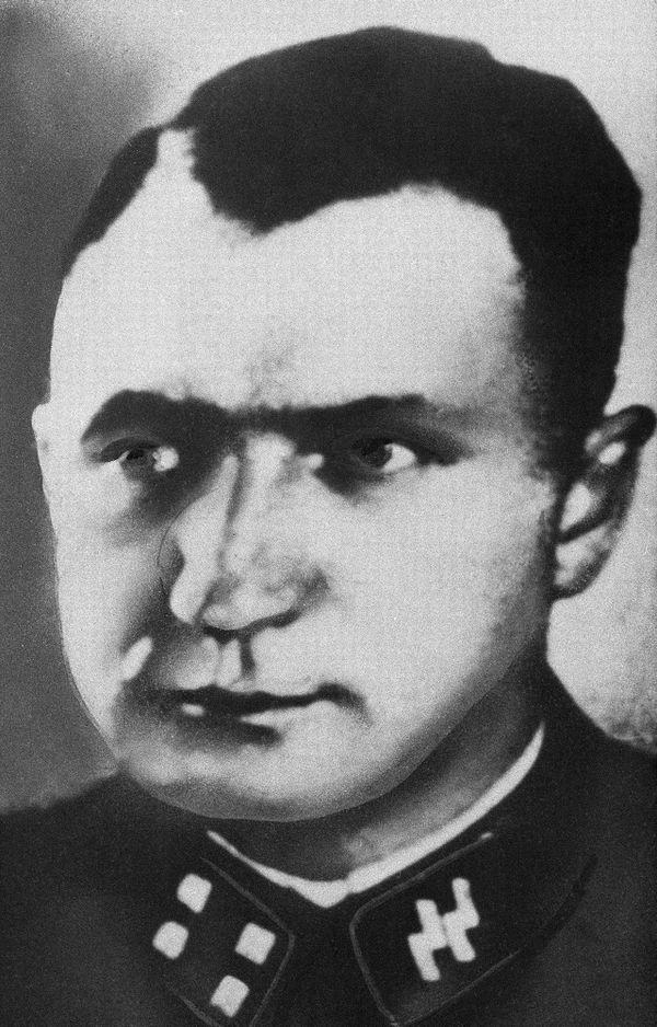Штурмбаннфюрер СС, комендант концлагерей Освенцим и Миттельбау Рихард Баер