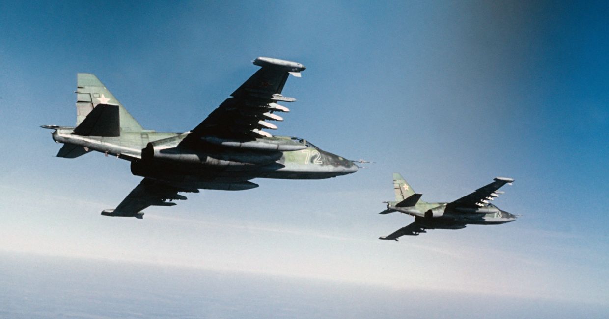 Советские боевые штурмовики СУ-25
