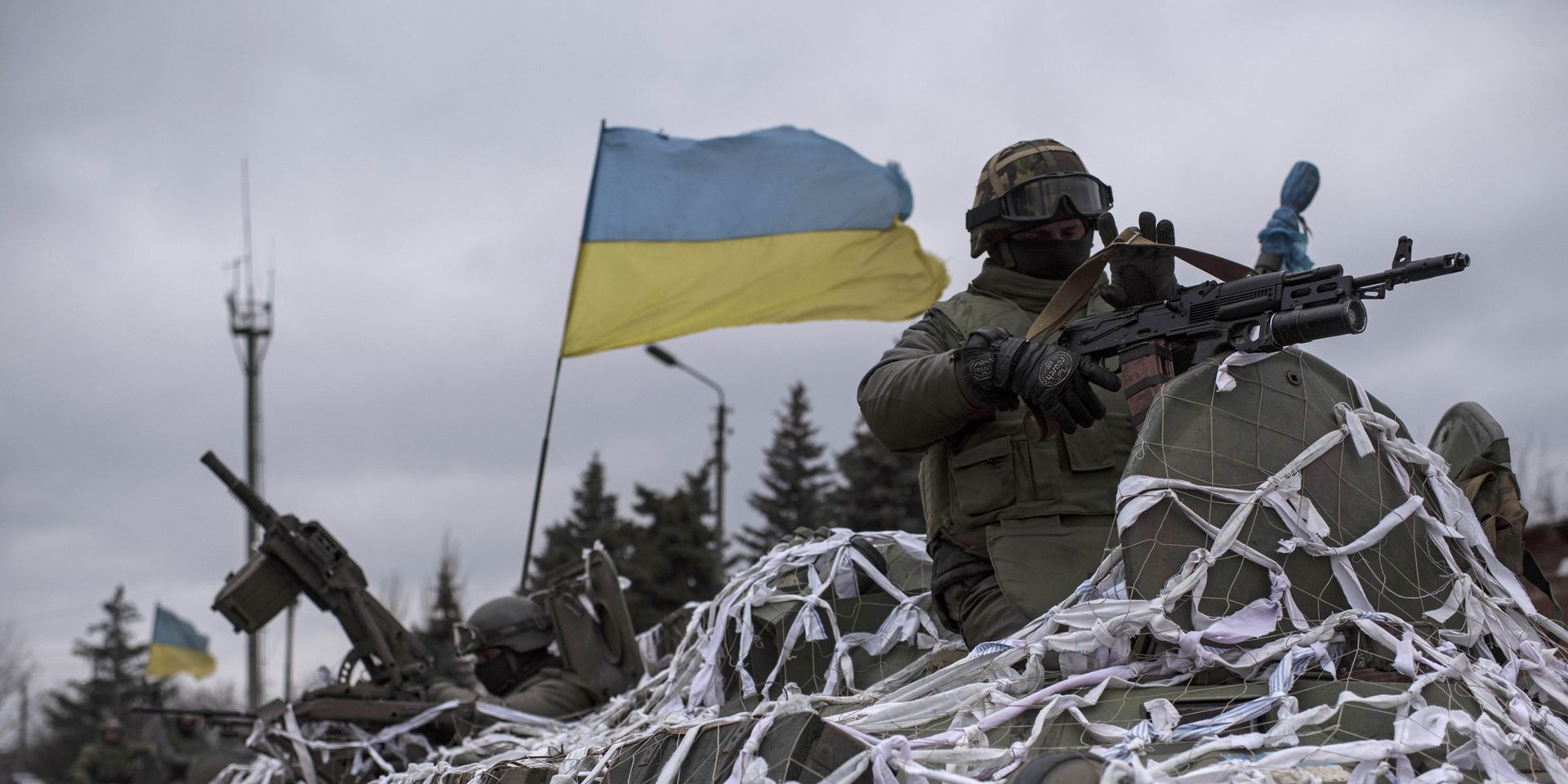 Украинские солдаты на окраине Артемовска - ИноСМИ, 1920, 24.04.2023