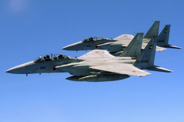 Истребители Mitsubishi F-15J ВВС Японии