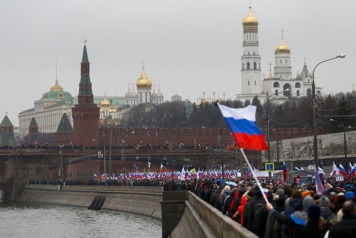 Марш памяти Бориса Немцова в Москве