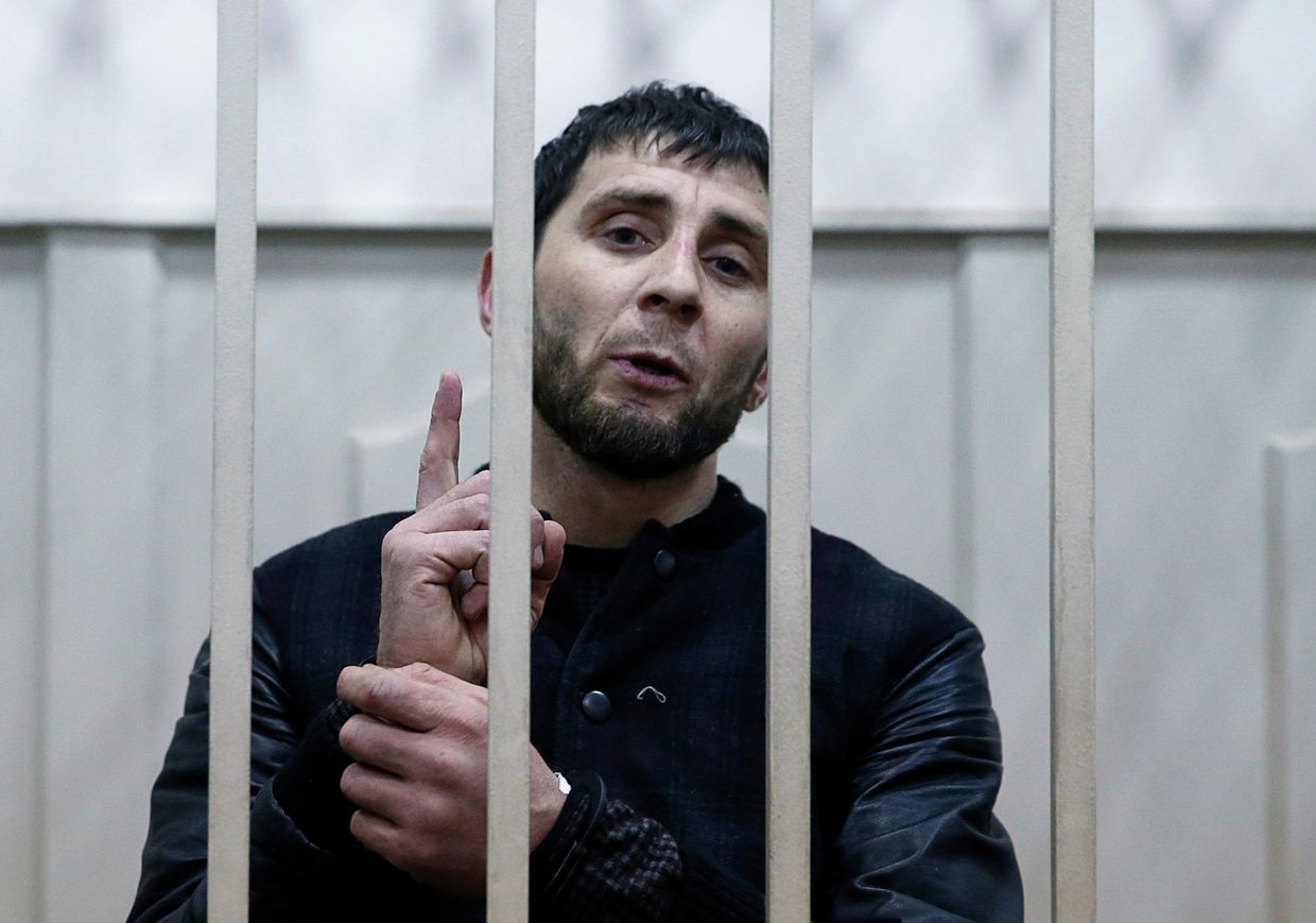  Один из подозреваемых в убийстве политика Бориса Немцова Заур Дадаев в Басманном суде города Москвы
