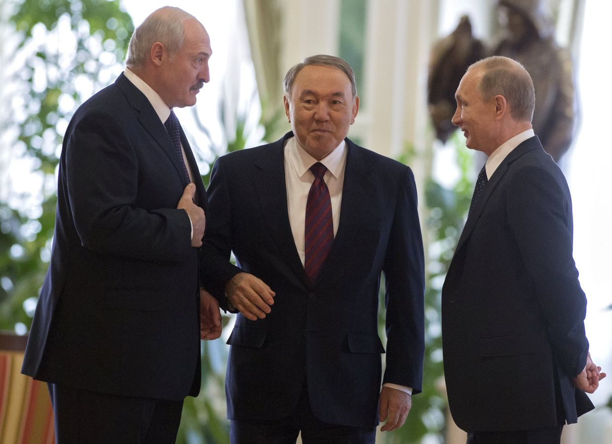Рабочая поездка президента РФ В.Путина в Казахстан