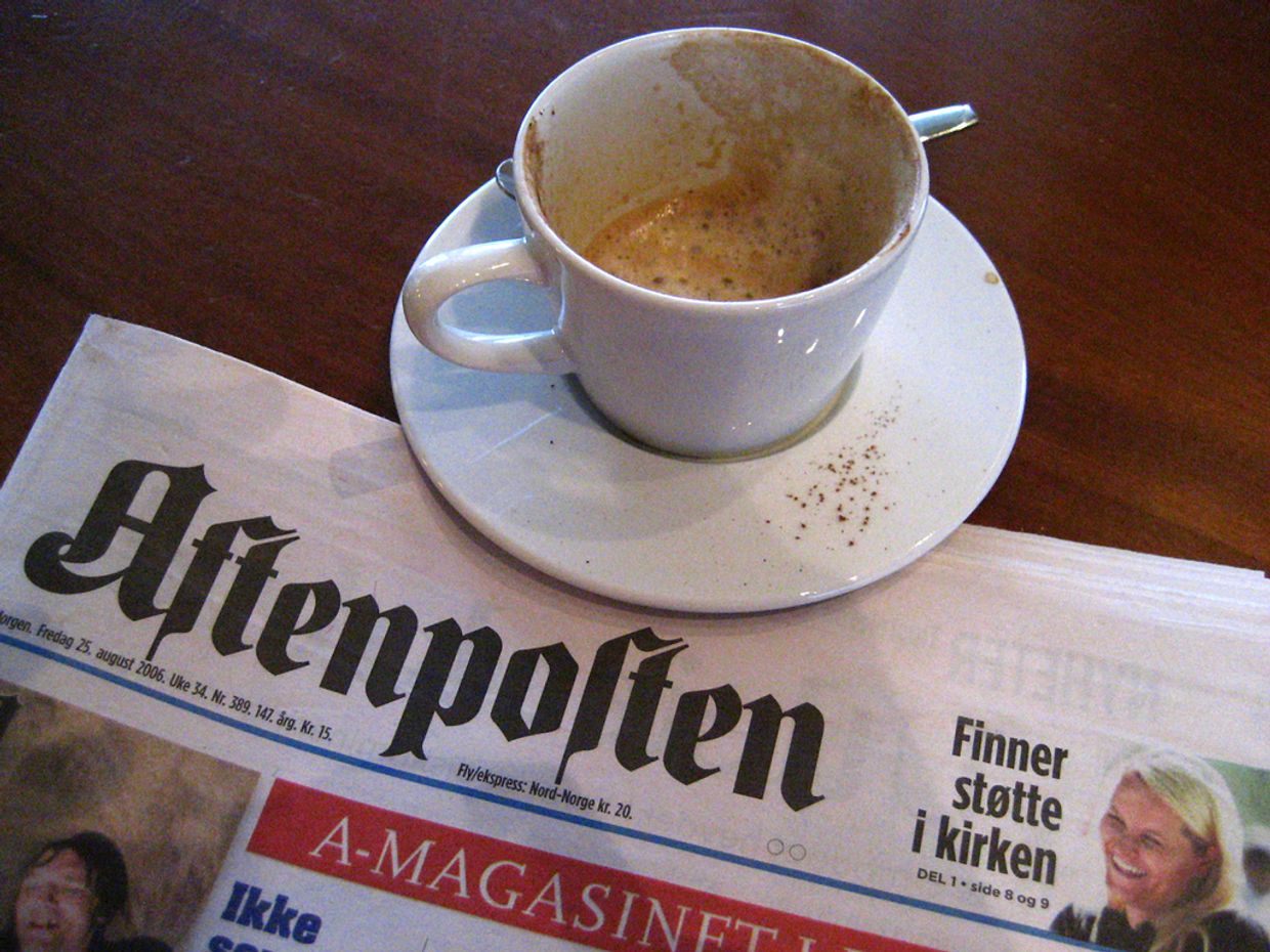 Норвежская газеа Aftenposten