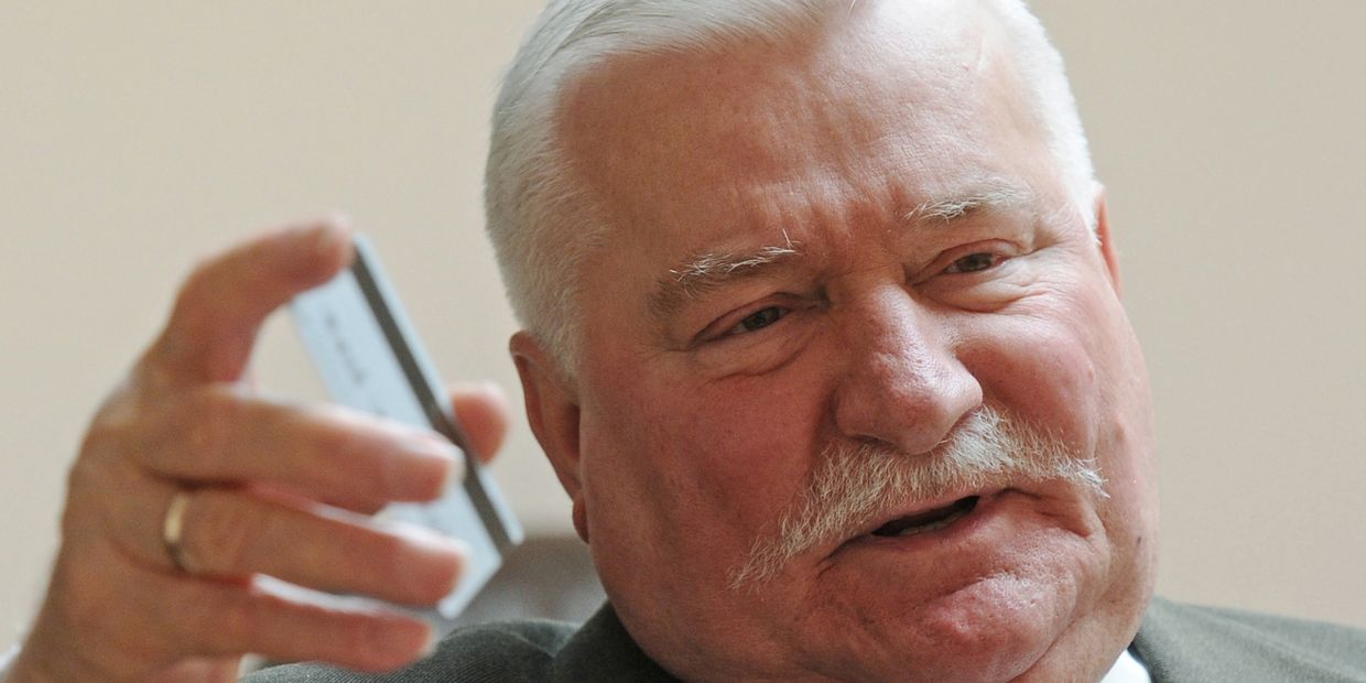 Бывший президент Польши Лех Валенса Бывший президент Польши Лех Валенса