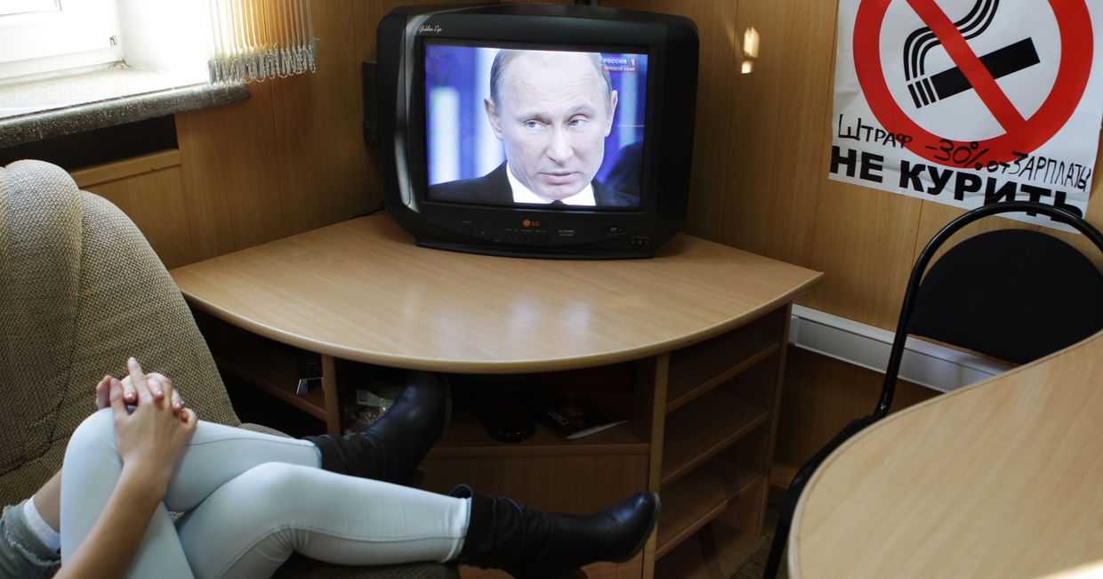 Трансляция телепрограммы Разговор с Владимиром Путиным