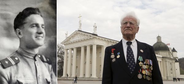 Ветеран Великой отечественной войны из Литвы Юлиус Декснис