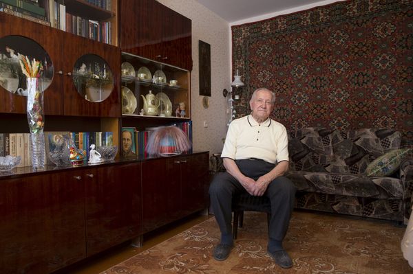 Ветеран Великой отечественной войны из Белоруссии Николай Мазаник