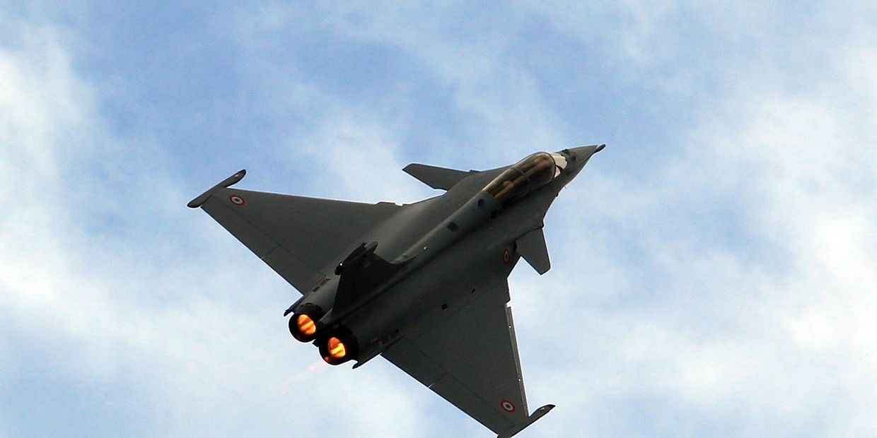 Французский истребитель Dassault Rafale 