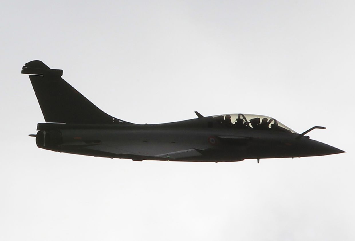 Французский истребитель Dassault Rafale 