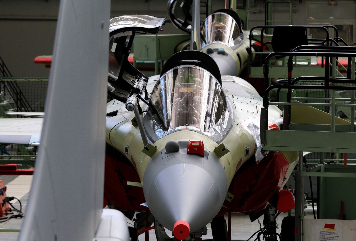 Французский истребитель Dassault Rafale 