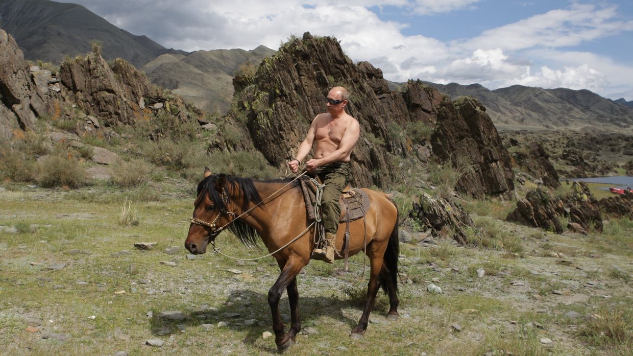 Владимир Путин на отдыхе в Республике Тыва