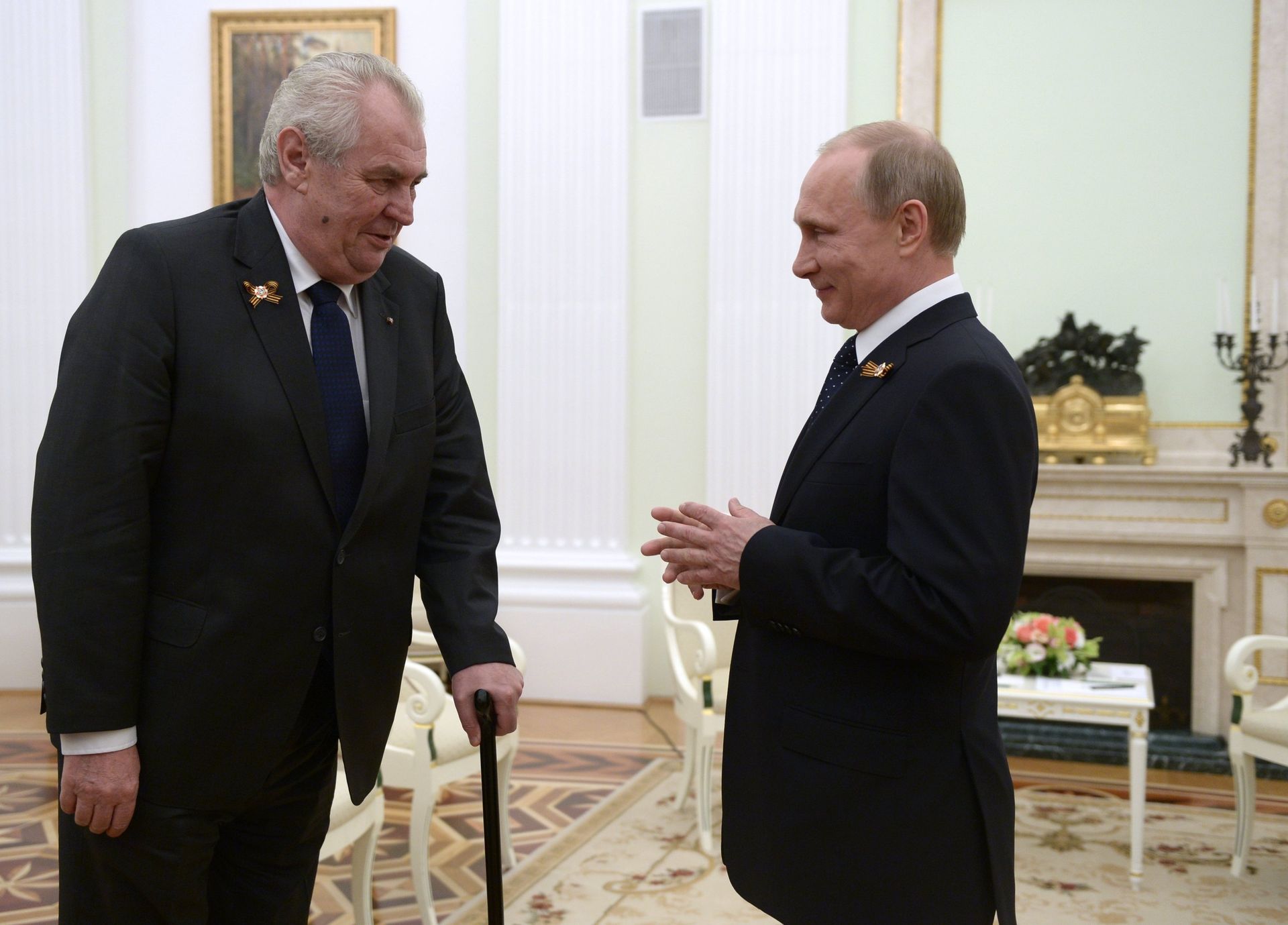 Президент России В.Путин встретился с президентом Чешской Республики М.Земаном - ИноСМИ, 1920, 24.06.2021