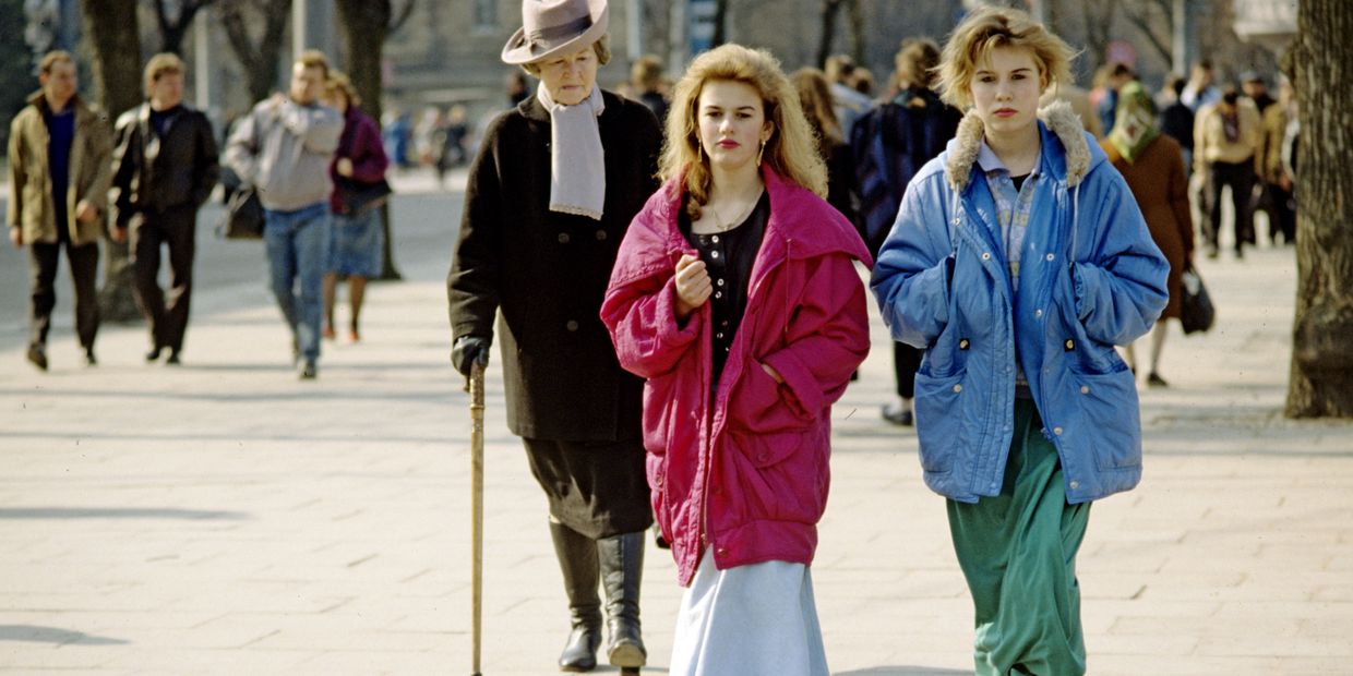На улице Вильнюса, 1990 год На улице Вильнюса, 1990 год