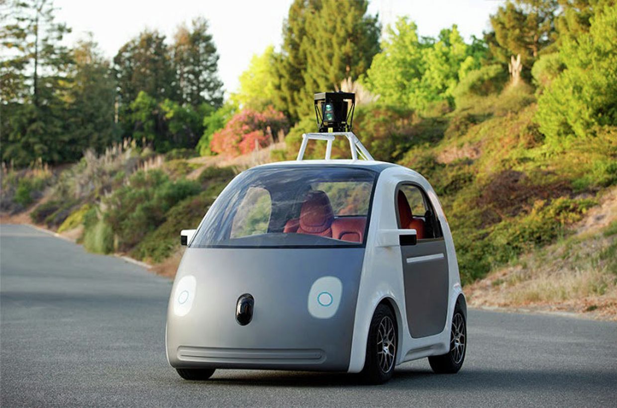 Компания Google представила концепцию самоуправляемого автомобиля