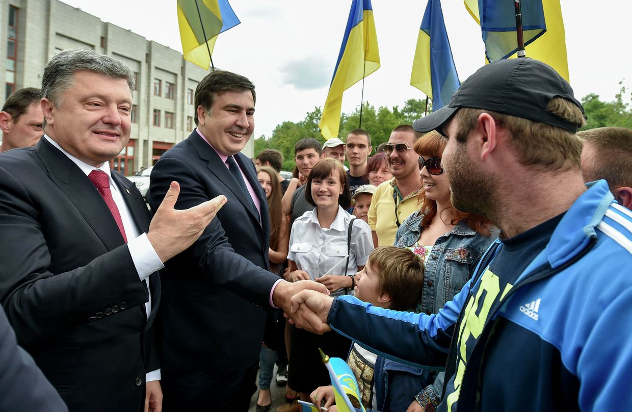 Президент Украины Петр Порошенко назначил Михаила Саакашвили главой Одесской области