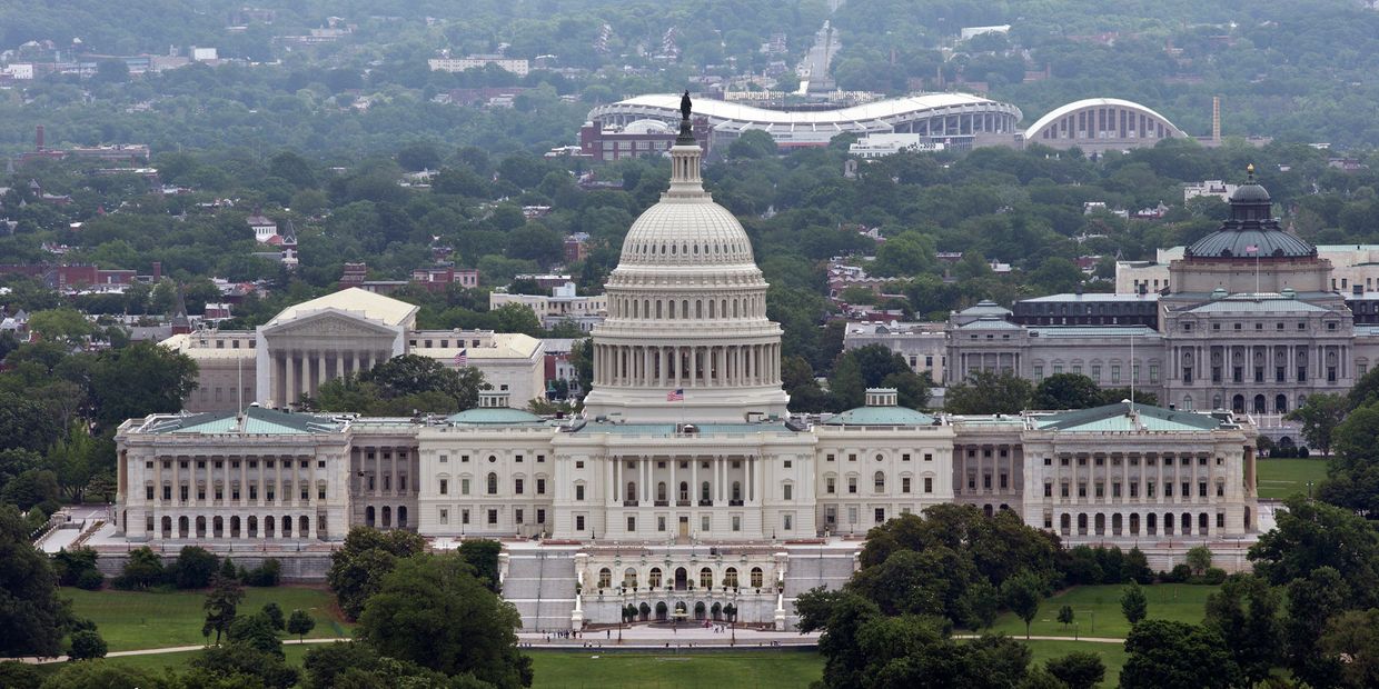 Здание Конгресса США в Вашингтоне