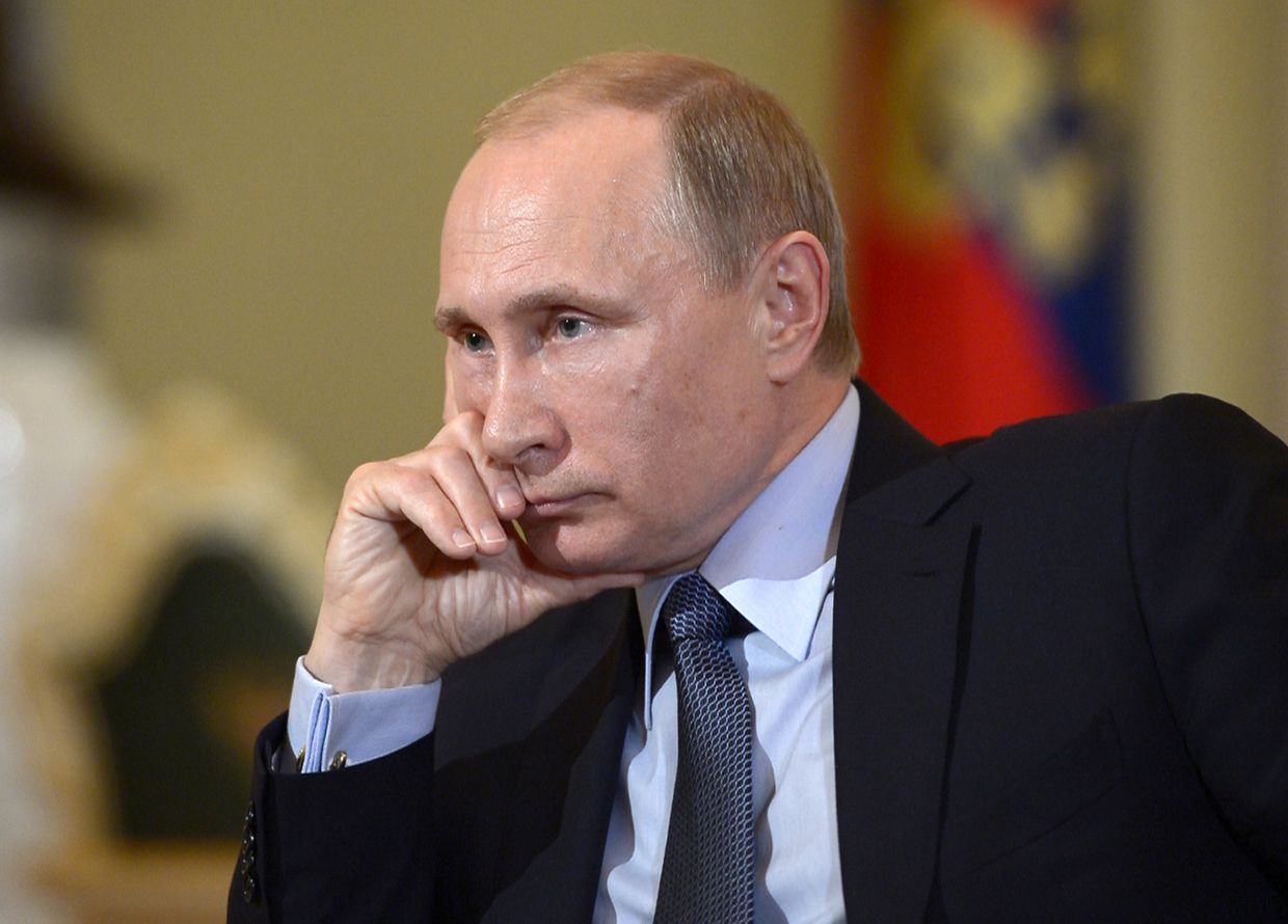 Владимир Путин дает интервью газете Il Corriere della Sera