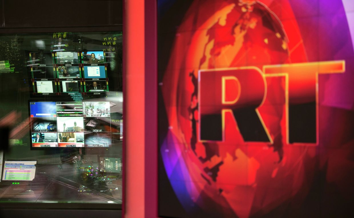 Аппаратная ньюсрума телеканала Russia Today на английском языке