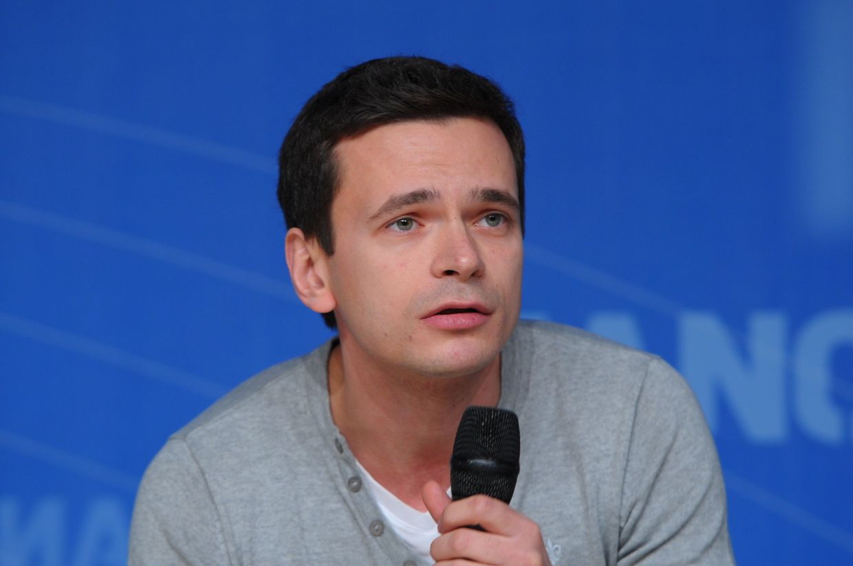 Илья Яшин, один из лидеров движения Солидарность