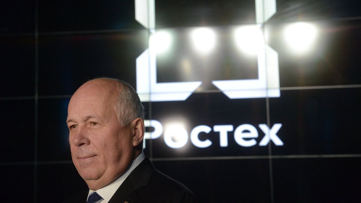 Генеральный директор Государственной корпорации Ростехнологии Сергей Чемезов на презентации нового бренда и концепции развития до 2020 года оружейного концерна Калашников в Москве